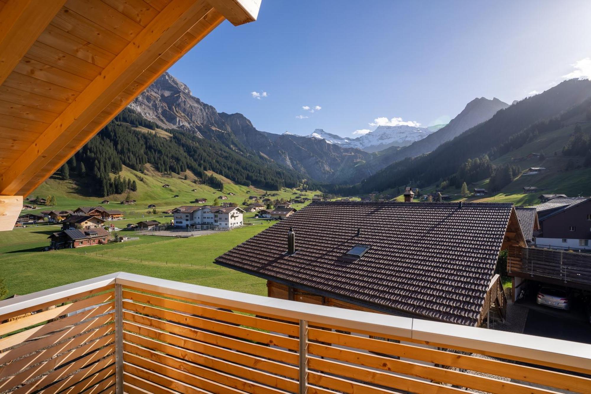 Chuenislodge2- Zwei Balkone, Gemuetlicher Kamin, Top Aussicht Adelboden Exterior foto