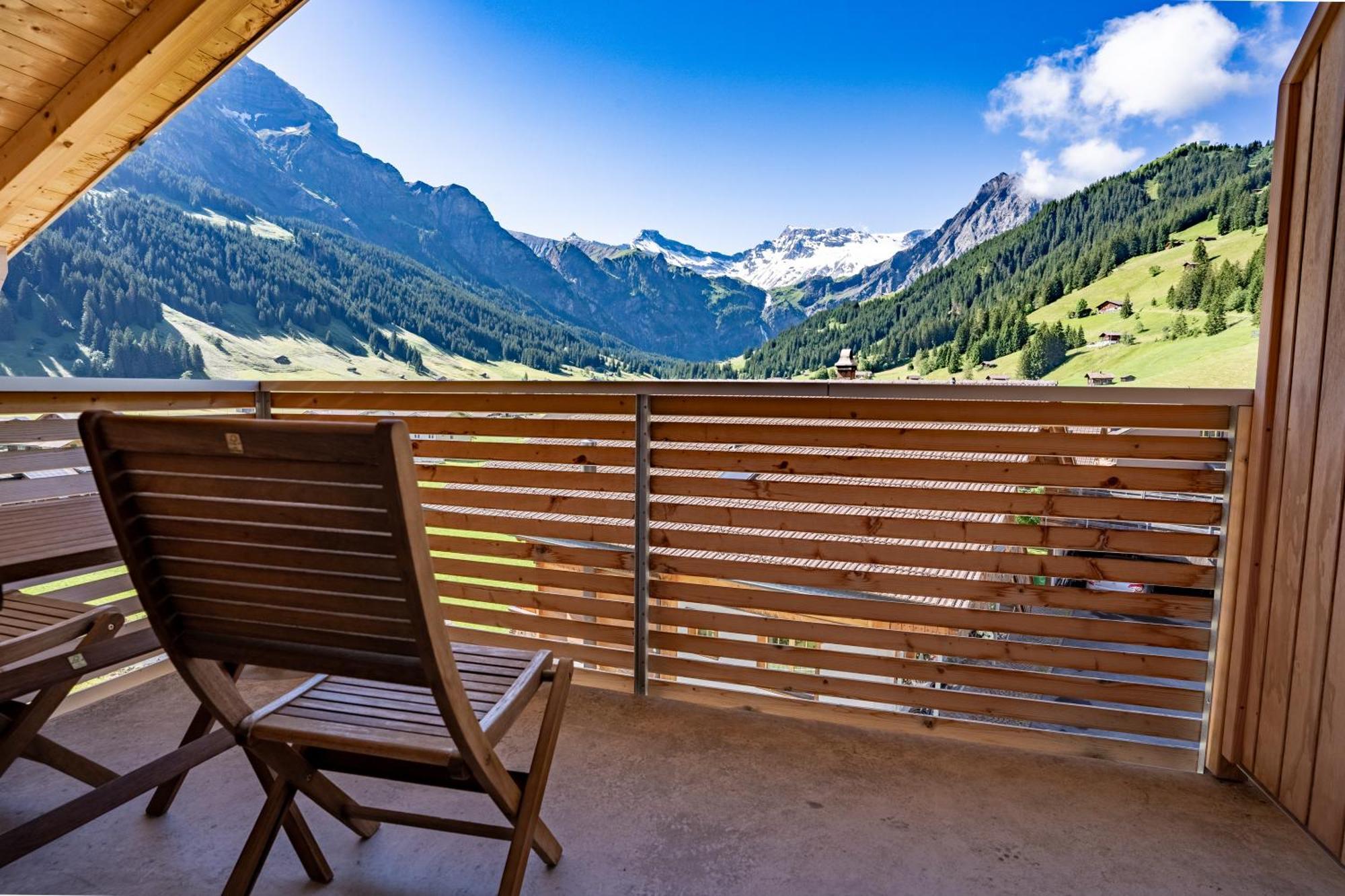 Chuenislodge2- Zwei Balkone, Gemuetlicher Kamin, Top Aussicht Adelboden Exterior foto